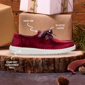 wendy holiday bow burgundy