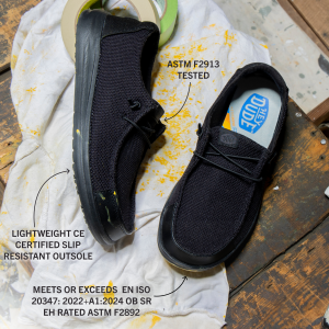 wendy work ce slip resistant wide black