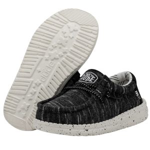 wally toddler stretch black