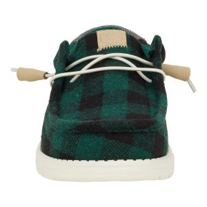 wally buffalo plaid hunter green