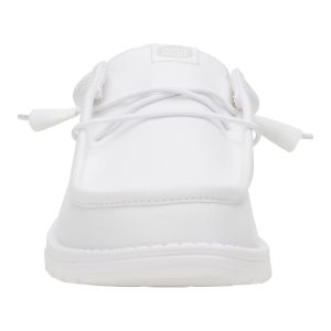 wally stretch canvas wide white/white