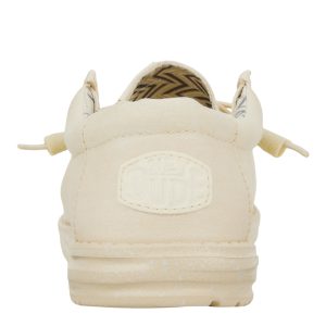 wally stretch canvas stone white