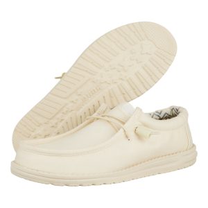 wally stretch canvas stone white