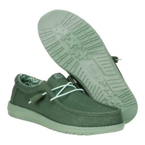 wally stretch canvas duck green/iceberg green