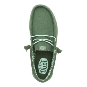 wally stretch canvas duck green/iceberg green