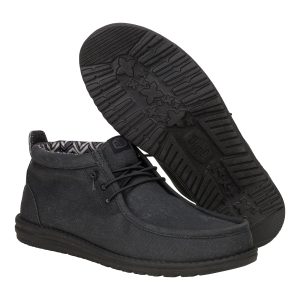 wally mid stretch canvas black/black