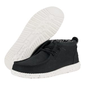 wally mid canvas black/white