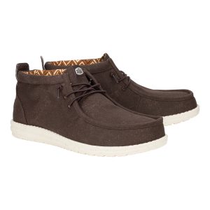 wally mid stretch canvas brown