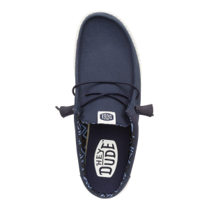 wally slip stretch canvas navy