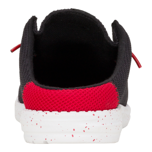 wally slip varsity black/red