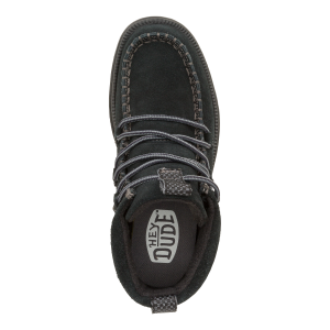 reyes suede black/black