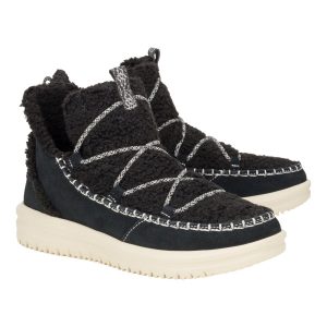 camden suede cozy black