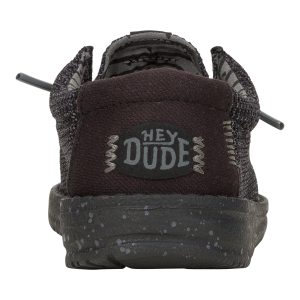 wally youth stretch mesh black/black