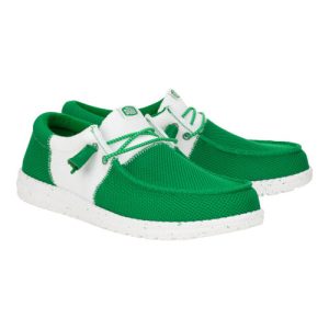 wally tri varsity mesh green/white