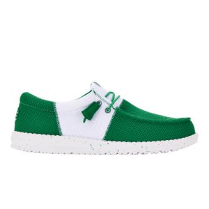 wally tri varsity mesh green/white