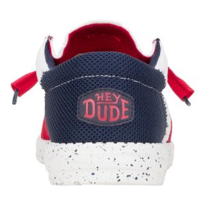 wally tri varsity mesh red/navy