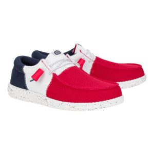 wally tri varsity mesh red/navy