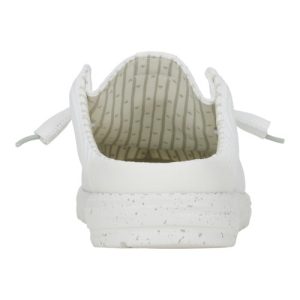 wally slip stretch sox white