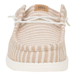 wally slip resort tan/white