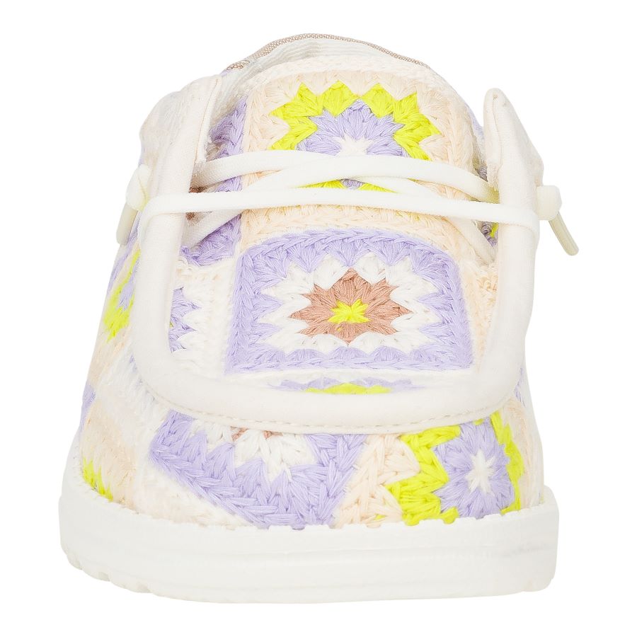 wendy cottage crochet egret/lavender/multi