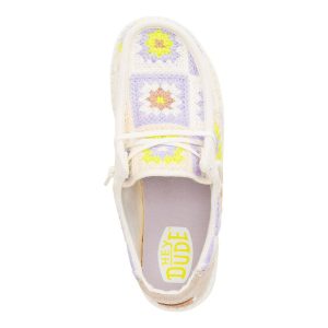 wendy cottage crochet egret/lavender/multi