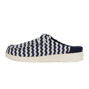 import placeholder for wendy slip terry stripe navy blazer egret 32563468