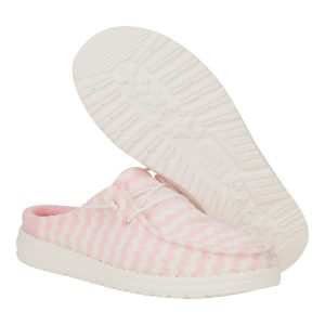 wendy slip terry stripe stripe pink/white