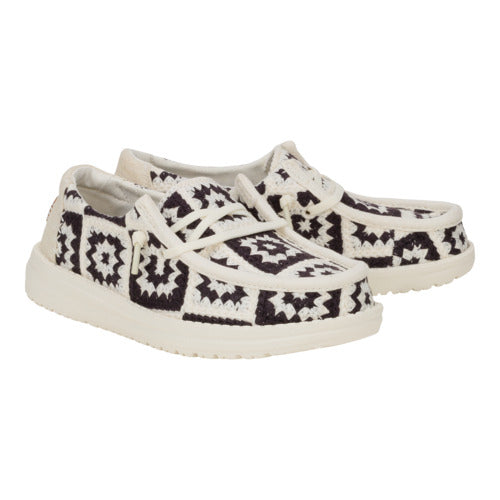 wendy youth cottage crochet black/multi