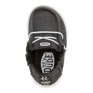 lildude infant slip on core black