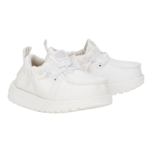lildude infant slip on core white