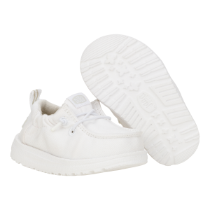 lildude infant slip on core white