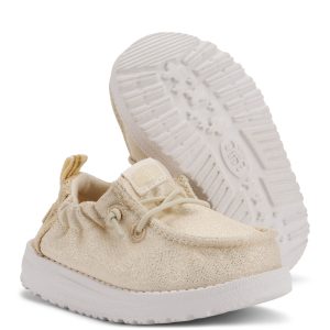 lildude infant slip on novelty champagne glitter