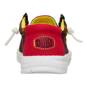 wally toddler space glow black/red