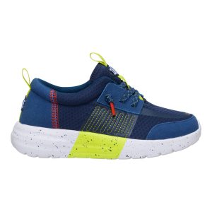 sirocco play youth sport stripe navy/lime