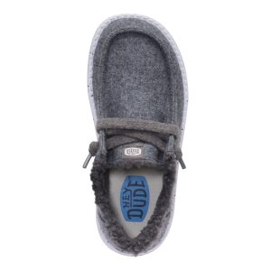 wendy youth wool cozy charcoal