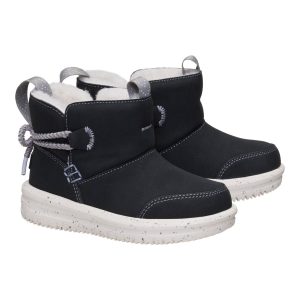 camden bow boot toddler cozy black