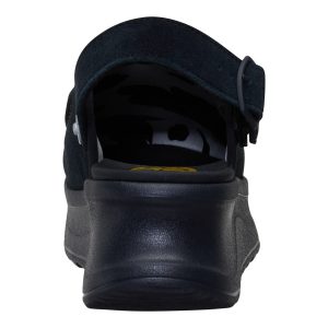 delray clog suede black