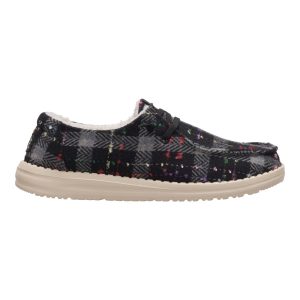 wendy confetti plaid cozy black/multi