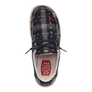 wendy confetti plaid cozy black/multi