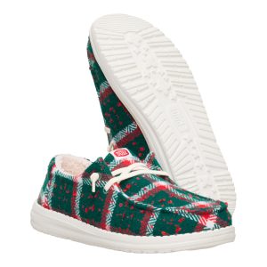 wendy confetti plaid cozy red/green/multi