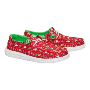 wendy holiday sweater red/green