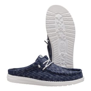 wally slip jersey jacquard navy blazer/white