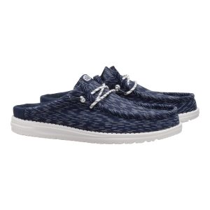 wally slip jersey jacquard navy blazer/white