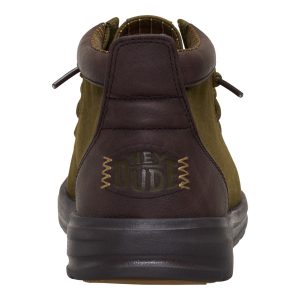 wally mid gripr vin classic dark olive/mole brown