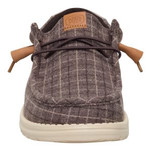 wally plaid corduroy mole brown/multi