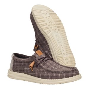 wally plaid corduroy mole brown/multi