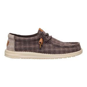 wally plaid corduroy mole brown/multi