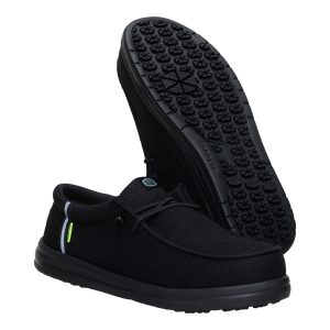wally work comp toe black/black