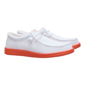 wally funk pop white/tomato orange