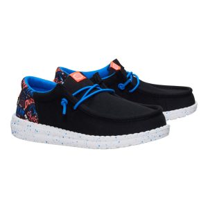 wally funk youth game on black/multi